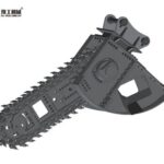 Chain Trenching Machine chain link rock ditching machine