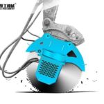 rock saw attachment for excavator