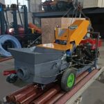 trailer mounted concrete pump