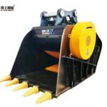excavator crusher attachment